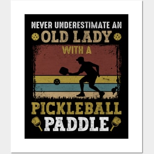 old lady picklebal Posters and Art